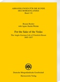 Cover: For the Sake of the Vedas - Harrassowitz Verlag