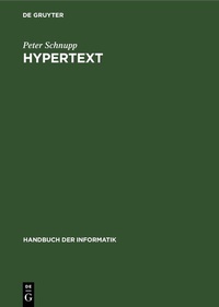 Enlarge image Cover: Hypertext - De Gruyter Oldenbourg
