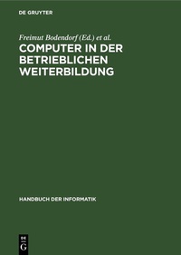 Abbildung von: Computer in der betrieblichen Weiterbildung - De Gruyter Oldenbourg