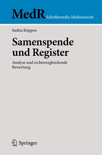 Abbildung von: Samenspende und Register - Springer
