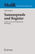 Cover: Samenspende und Register - Springer