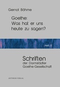 Cover: Goethe: Was hat er uns heute zu sagen? - Aisthesis
