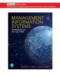 Cover: Management Information Systems - Pearson Education (US)