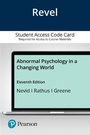 Cover: Revel for Abnormal Psychology in a Changing World -- Access Card - Pearson Education (US)