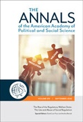 Cover: The ANNALS of the American Academy of Political and Social Science - SAGE Publications Inc