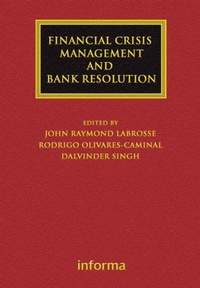 Abbildung von: Financial Crisis Management and Bank Resolution - Informa Law
