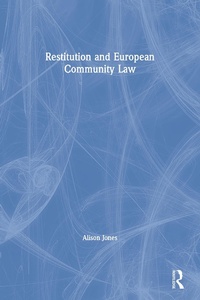 Abbildung von: Restitution and European Community Law - Informa Law