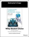 Cover: Fundamentals of Machine Component Design, 6e Evaluation Copy - Wiley