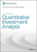 Cover: Quantitative Investment Analysis - Wiley-Scrivener
