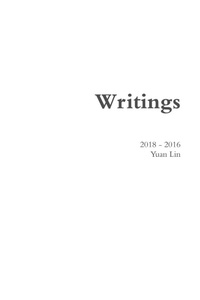 Enlarge image Cover: Writings (Paperback) - Lulu.com