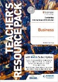 Cover: Cambridge International AS & A Level Business Teacher's Resource Pack with Boost Subscription - Hodder Education