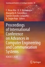 Cover: Proceedings of International Conference on Advances in Computer Engineering and Communication Systems - Springer