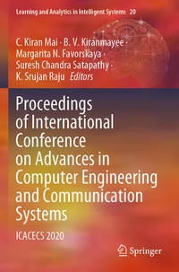 Enlarge image Cover: Proceedings of International Conference on Advances in Computer Engineering and Communication Systems - Springer