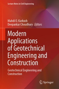 Enlarge image Cover: Modern Applications of Geotechnical Engineering and Construction - Springer