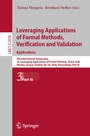 Cover: Leveraging Applications of Formal Methods, Verification and Validation: Applications - Springer