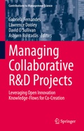 Cover: Managing Collaborative R&D Projects - Springer