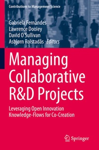 Enlarge image Cover: Managing Collaborative R&D Projects - Springer