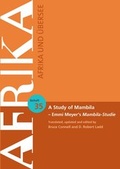 Cover: A Study of Mambila - Emmi Meyer's Mambila-Studie - K&ouml;ppe, R