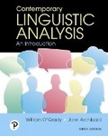Cover: Contemporary Linguistic Analysis - Addison Wesley