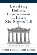 Cover: Leading Holistic Improvement with Lean Six Sigma 2.0 - Pearson FT Press