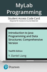 Enlarge image Cover: Introduction to Java Programming and Data Structures, Comprehensive Version -- MyLab Programming with Pearson eText - Pearson Education (US)