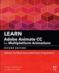 Cover: Learn Adobe Animate CC for Multiplatform Animations - Peachpit Press Publications