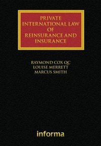 Abbildung von: Private International Law of Reinsurance and Insurance - Informa Law