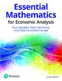 Enlarge image Cover: Essential Mathematics for Economic Analysis - Pearson Education Limited