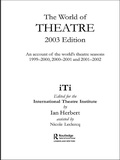 Cover: World of Theatre 2003 Edition - Routledge