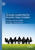 Cover: Strategic Leadership for Business Value Creation - Springer
