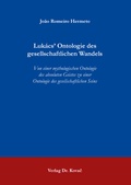 Cover: Luk&aacute;cs' Ontologie des gesellschaftlichen Wandels - Kovac, Dr. Verlag