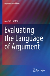 Enlarge image Cover: Evaluating the Language of Argument - Springer