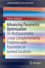 Cover: Advancing Parametric Optimization - Springer