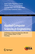 Cover: Applied Computer Sciences in Engineering - Springer