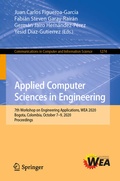 Cover: Applied Computer Sciences in Engineering - Springer