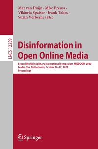 Abbildung von: Disinformation in Open Online Media - Springer