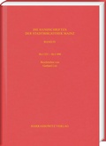 Cover: Die Handschriften der Stadtbibliothek Mainz / Hs I 351- Hs I 490 - Harrassowitz Verlag