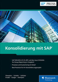 Abbildung von: Konsolidierung mit SAP - SAP PRESS