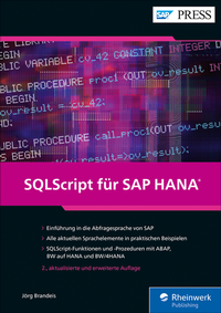 Abbildung von: SQLScript für SAP HANA - SAP PRESS