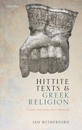 Cover: Hittite Texts and Greek Religion - OUP eBook