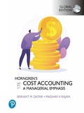 Cover: Horngren's Cost Accounting, Global Edition - Pearson Education Limited