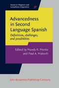 Cover: Advancedness in Second Language Spanish - John Benjamins Publishing Co