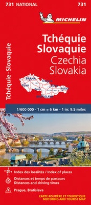 Abbildung von: Michelin Tschechien - Slowakei - Michelin Editions des Voyages