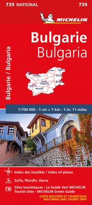 Abbildung von: Michelin Bulgarien - Michelin Editions des Voyages