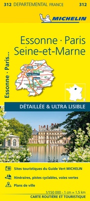 Abbildung von: Michelin Paris - Ile de France / Ost - Michelin Editions des Voyages