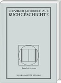 Cover: Leipziger Jahrbuch zur Buchgeschichte 28 (2020) - Harrassowitz Verlag