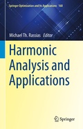 Cover: Harmonic Analysis and Applications - Springer
