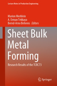 Enlarge image Cover: Sheet Bulk Metal Forming - Springer