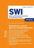 Cover: SWI-Spezial Meldepflicht f&uuml;r potenziell aggressive Steuerplanungsmodelle - Linde