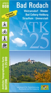 Abbildung von: ATK25-B08 Bad Rodach (Amtliche Topographische Karte 1:25000) - Landesamt für Digitalisierung, Breitband und Vermessung, Bayern